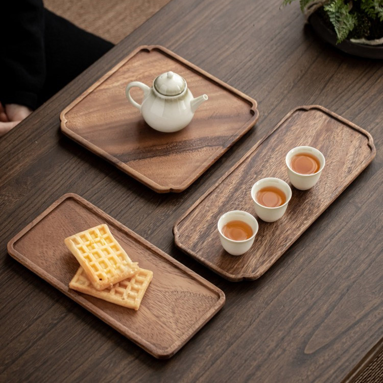  Custom Wooden Breakfast Food/Tea Serving Tray